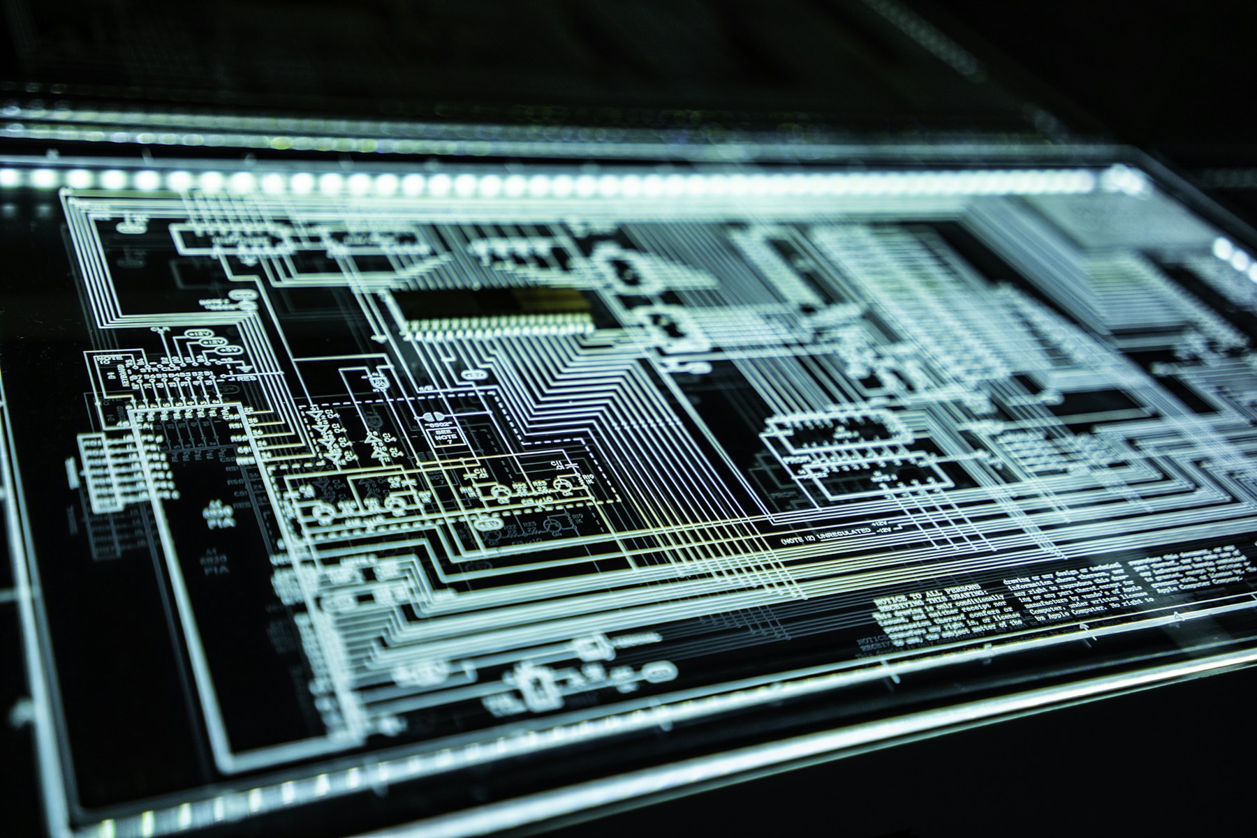 Illuminated circuit board
